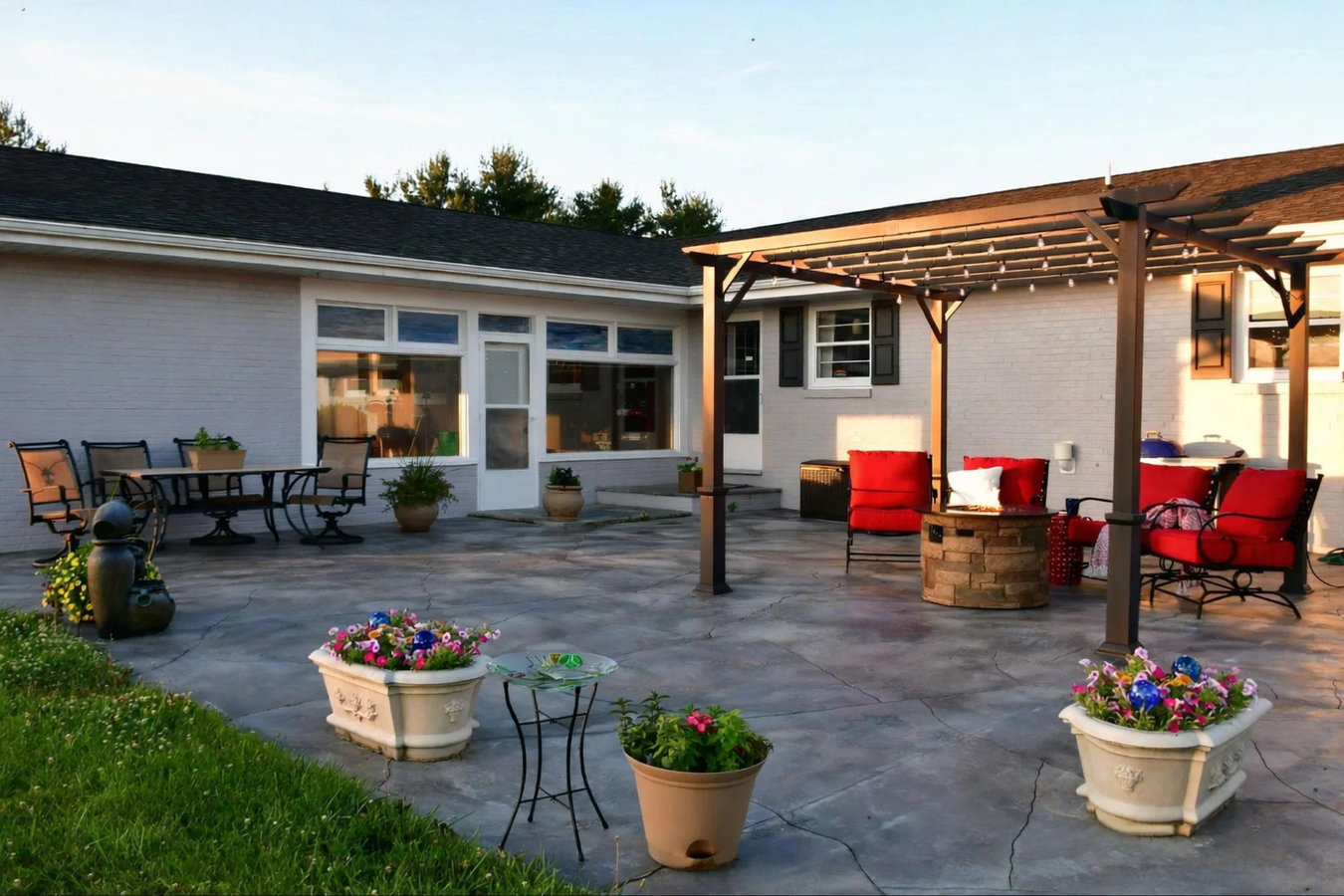 Concrete patio construction in San Clemente, CA