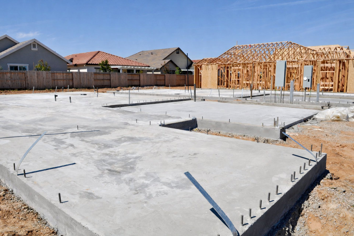 Foundation installation in San Clemente, CA